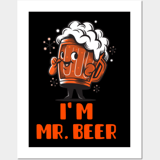 I Am Mr Beer (Red) Posters and Art